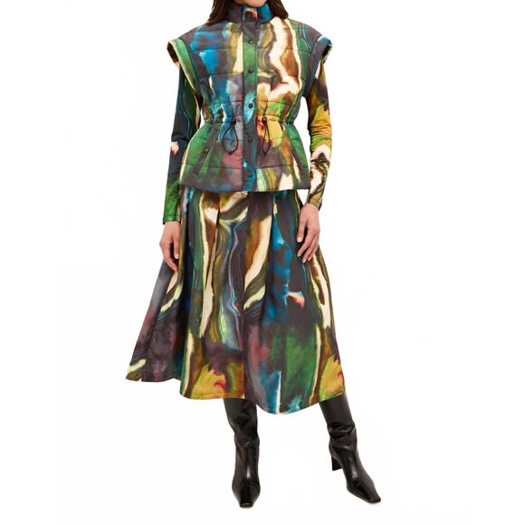 NEW MARIE OLIVER delta lyndon vest in blue - Picture 6 of 7